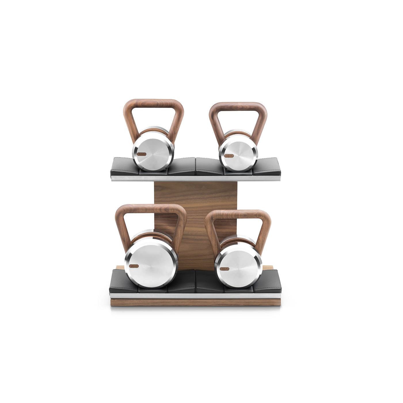 Kettlebell set sales with stand