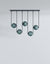 Pendant Buble Equalizer, 5 pc. Row