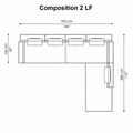 Aquabella Sectional