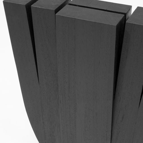 Hallway Table, Burned Iroko Wood