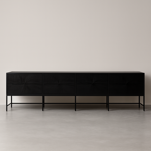 Black Relief Console