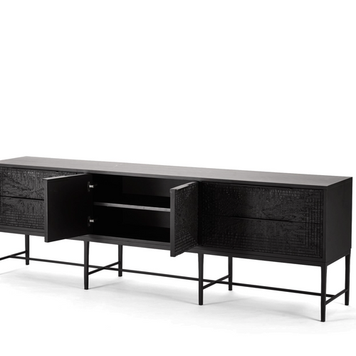 Black Relief Console