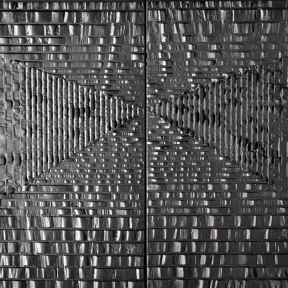 Black Relief Console