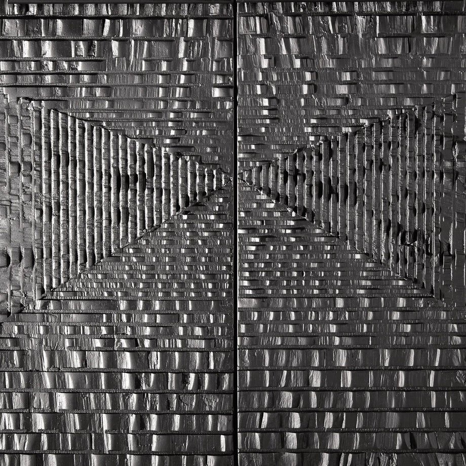 Black Relief Console