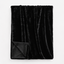Black Sable Faux Fur Throw