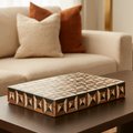 Brown Marquetry Box
