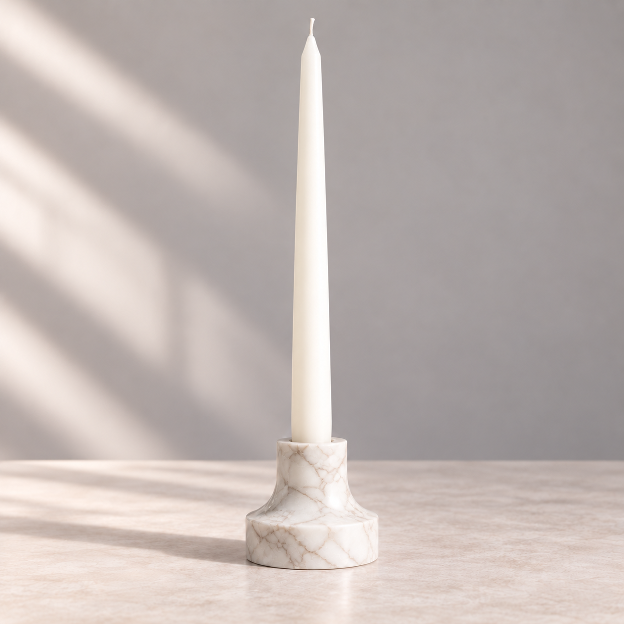 Marble Taper Candleholder