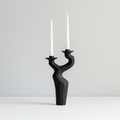 Swan Double Tall Candleholder