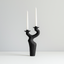 Swan Double Tall Candleholder
