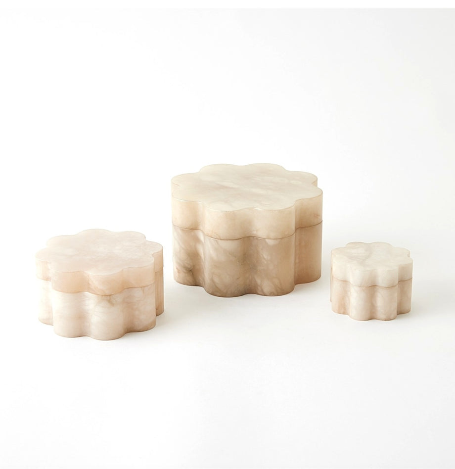 Cumulus Alabaster Boxes - Wide