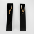 Fragments of History - Lacquered and Gilt Sconce Art Panel - Pair
