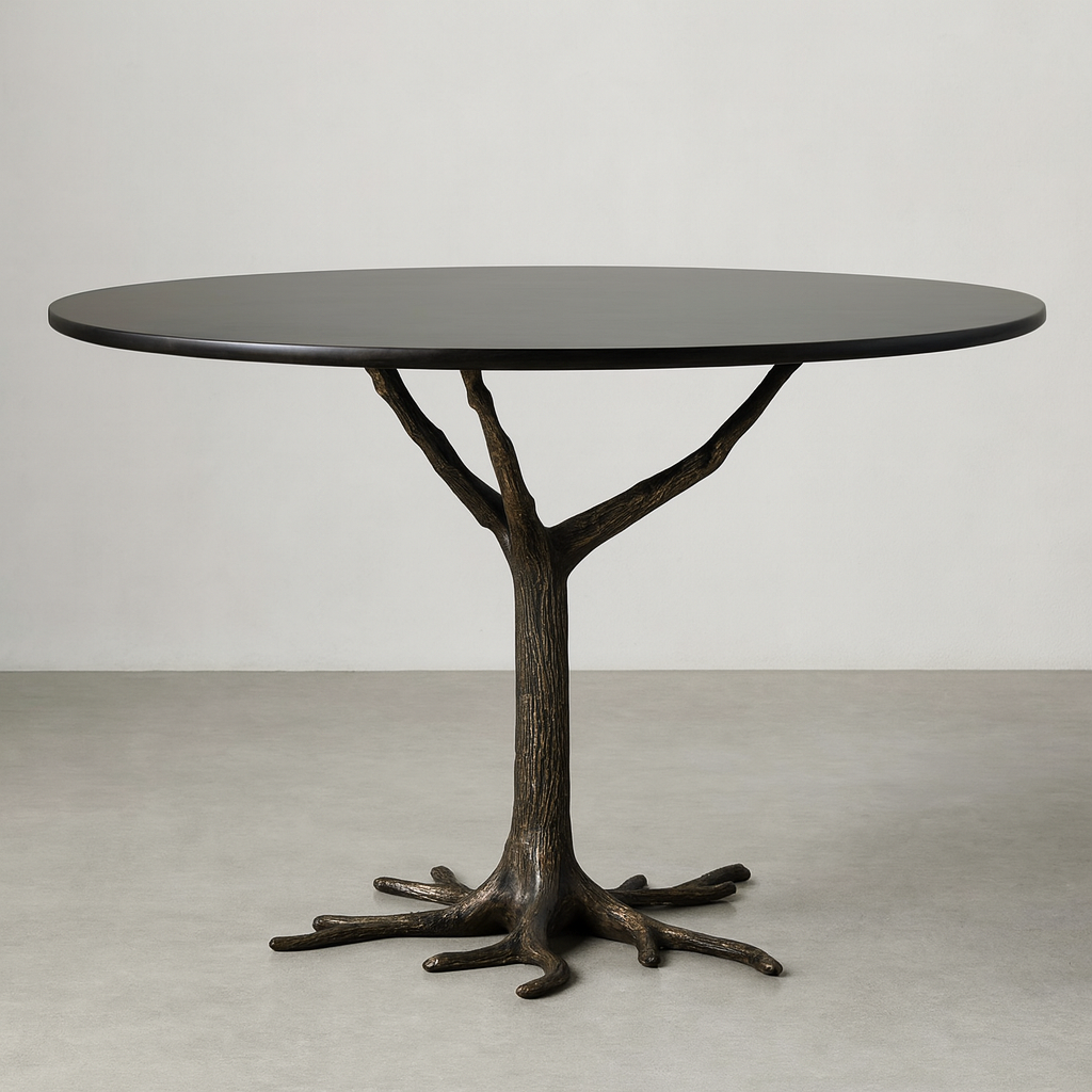 Faux Bois Dining Table