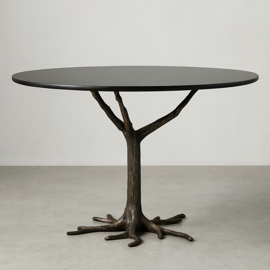 Faux Bois Dining Table