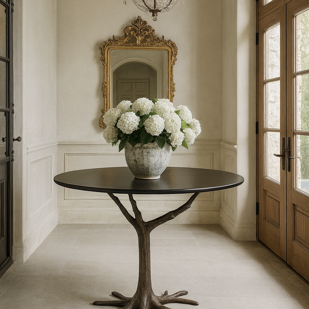 Faux Bois Dining Table