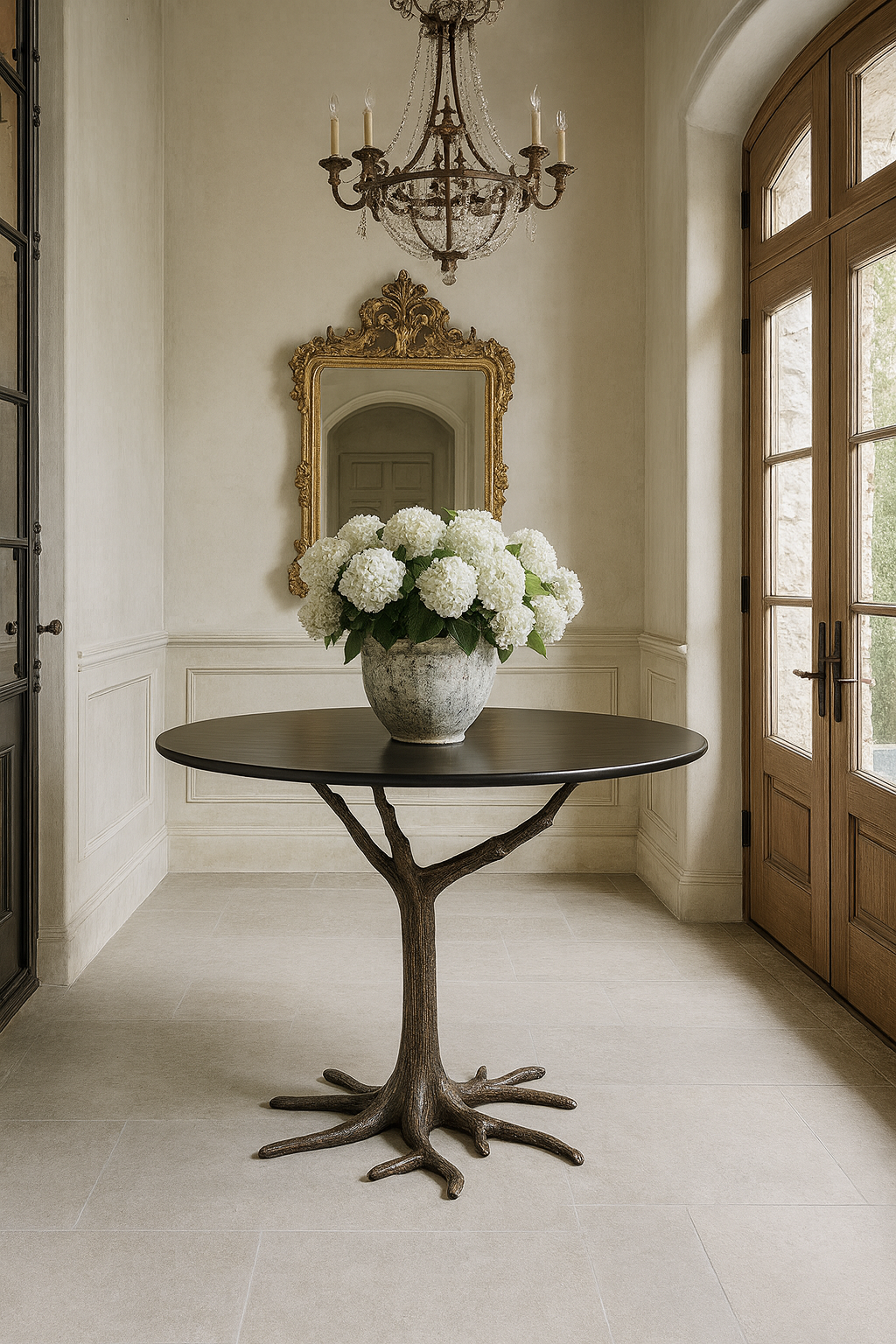 Faux Bois Dining Table