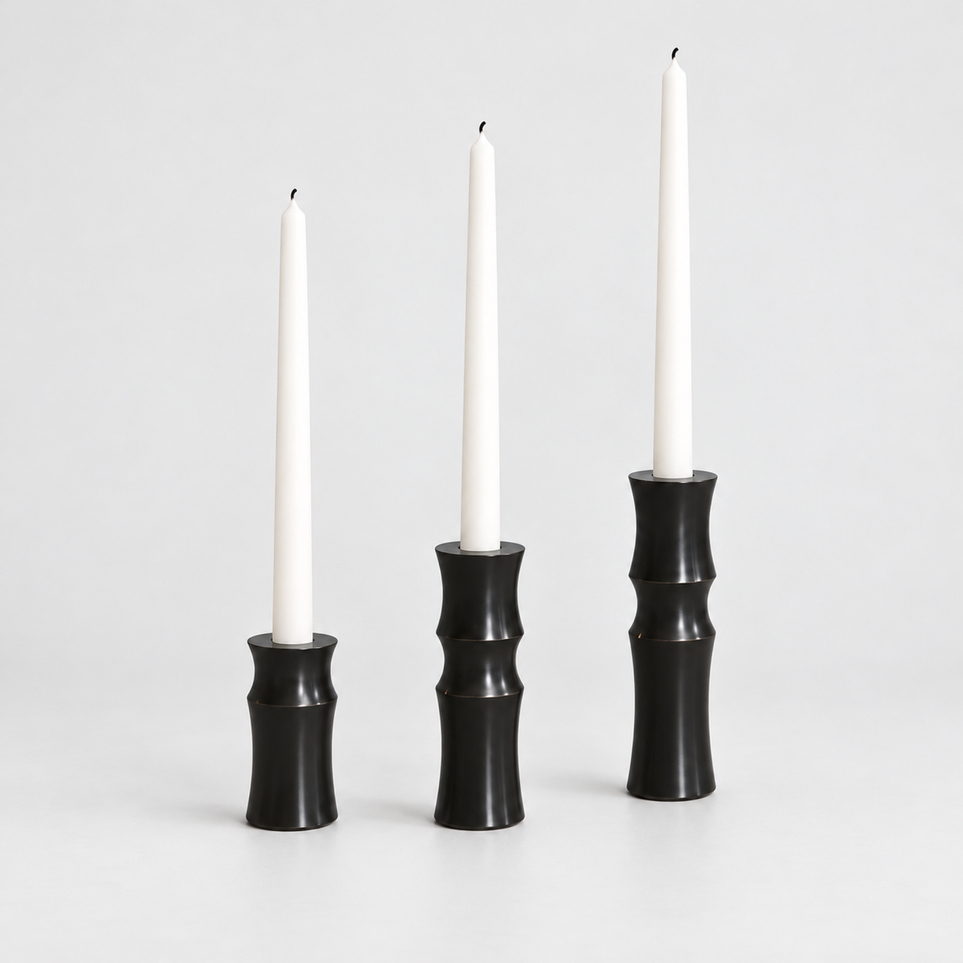SPINA Patinated Bronze Candleholder