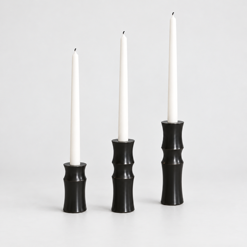SPINA Patinated Bronze Candleholder