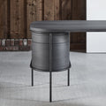 Jef Desk, Oak & Hammered Iron
