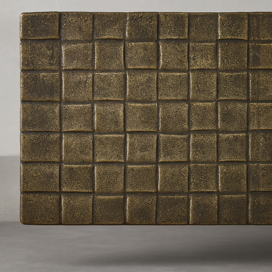 Kabuto Solid Bronze Coffee Table