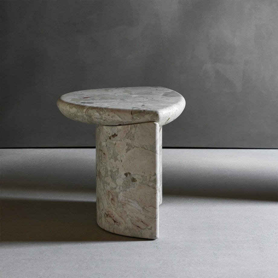 Lady R Side Table, Stone
