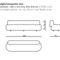 Lek Straight Banquette