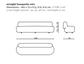 Lek Straight Banquette