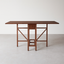 Liam Drop Leaf Campaign Table - Walnut