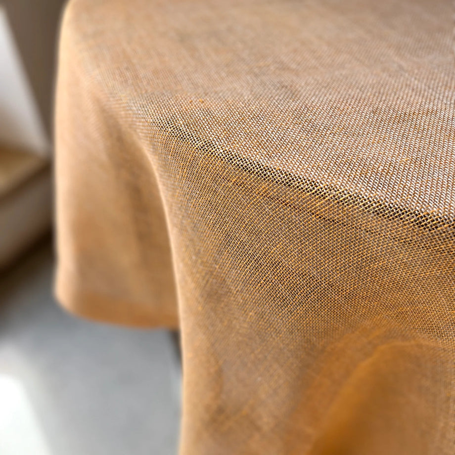 Linen Transparent Tablecloth