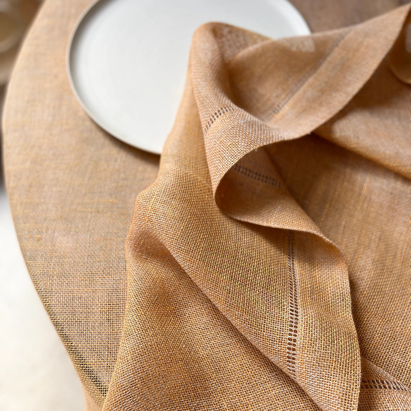 Linen Transparent Tablecloth