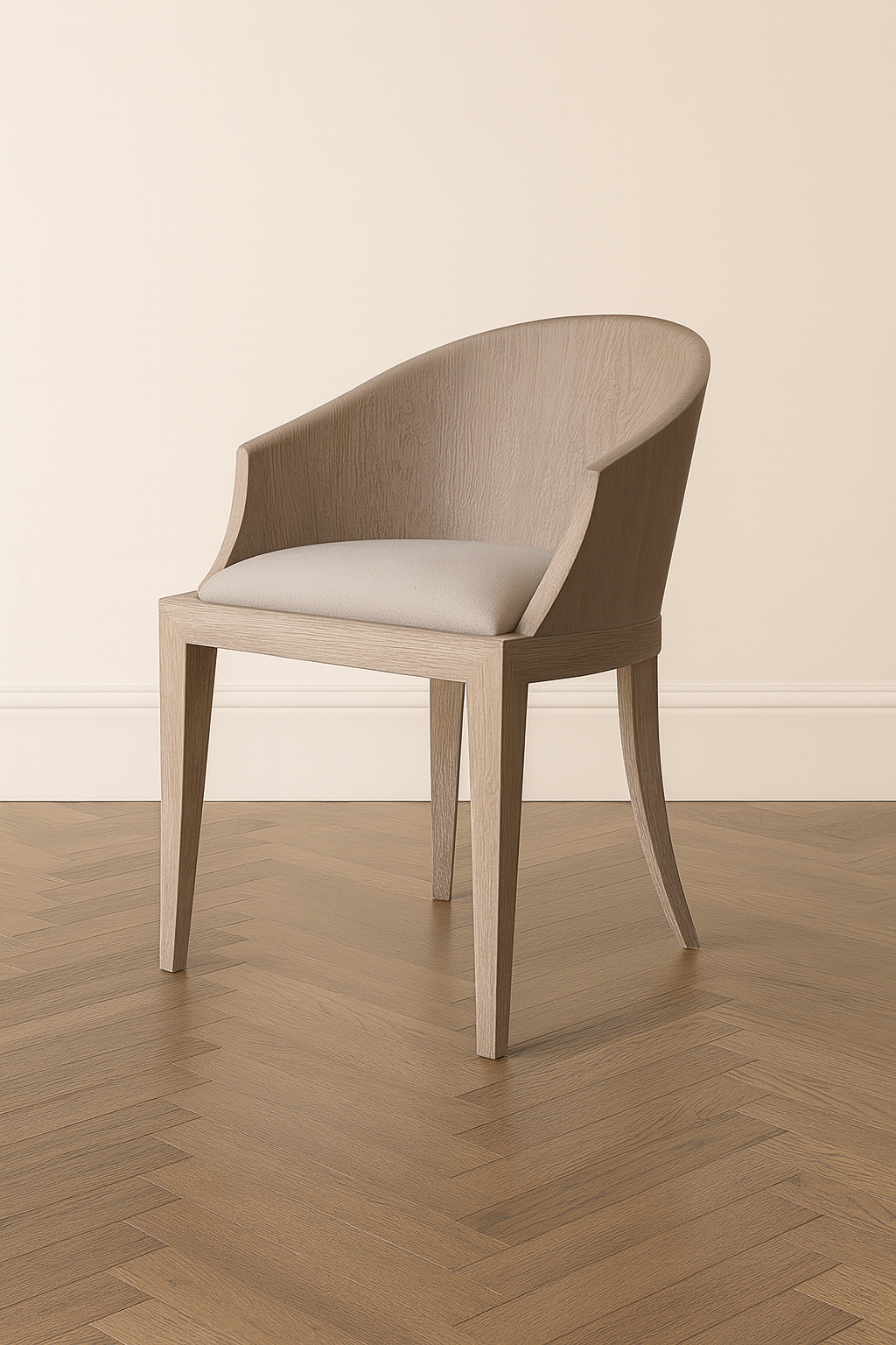 Lisse Arm Chair, Natural