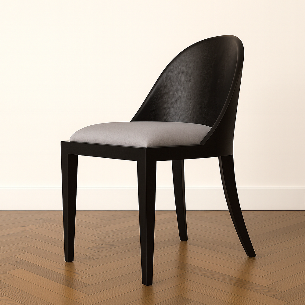 LIsse Side Chair, Black