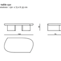 Lady R Low Coffee Table