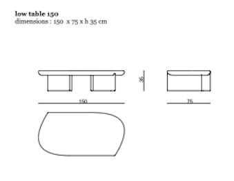 Lady R Low Coffee Table