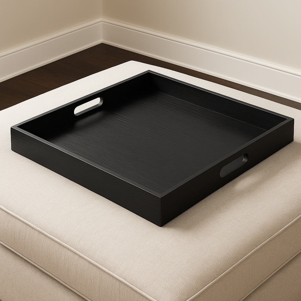 Ottoman Tray - Black