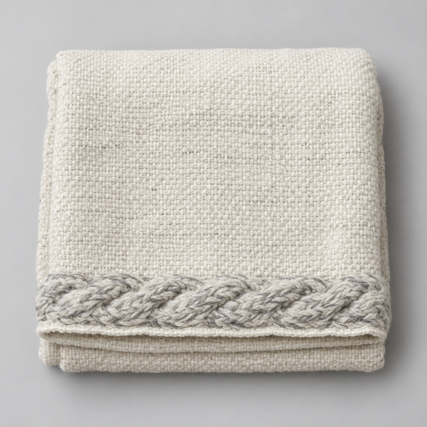 Place Cashmere-Linen-Wool Throw