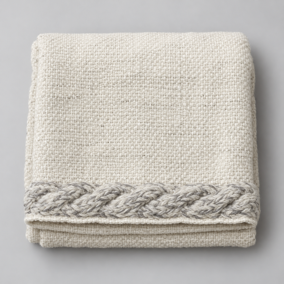 Place Cashmere-Linen-Wool Throw