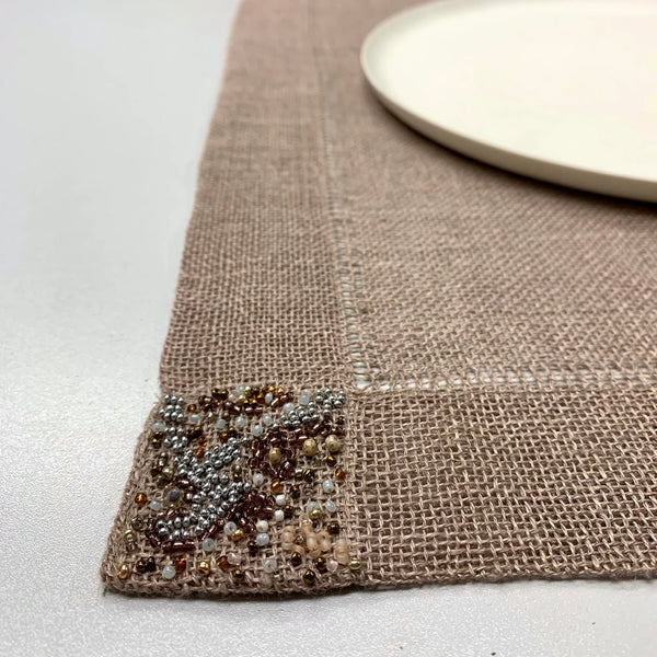 Linen Transparent Pearl Placemat