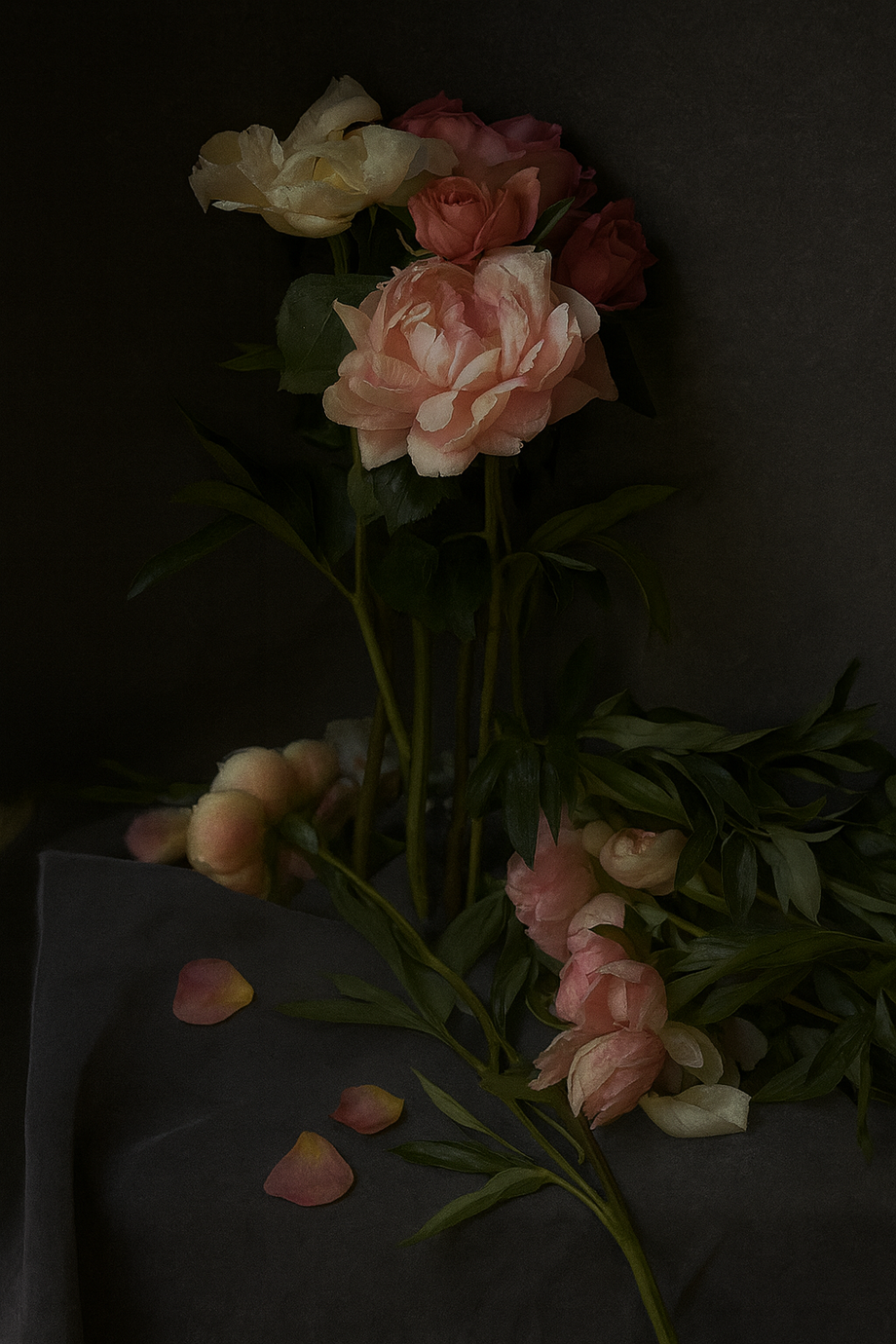 Quarantine Flowers Peonies II, London, England 2020