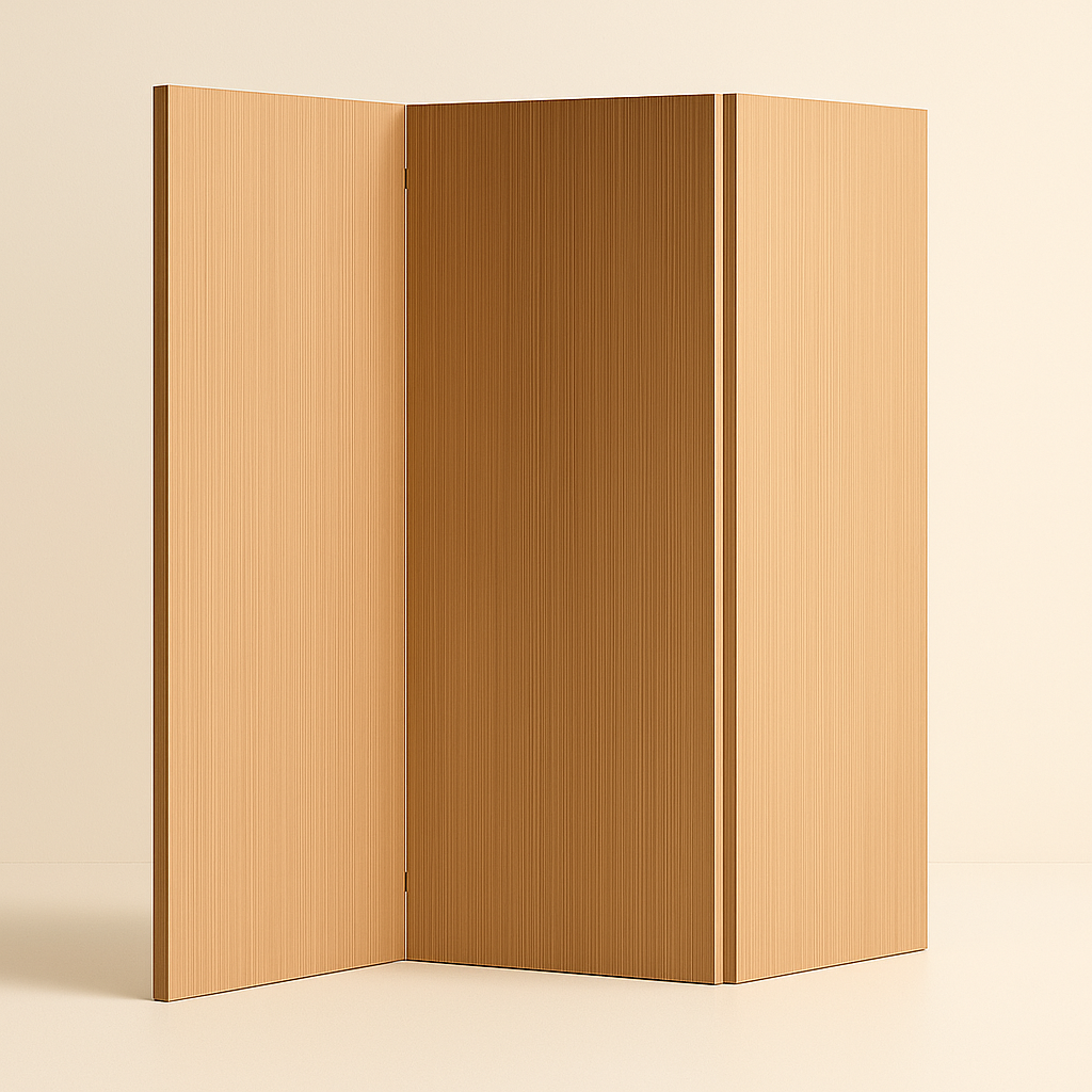 SILVA 3-Panel Screen, Oak | Modern Relik