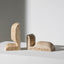 Slo Bookend - Travertine, Set/2