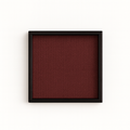Savannah Wood/Rattan Square Tray - Black