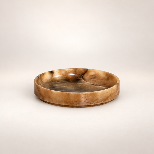 Serve Box, Alabaster Tabac