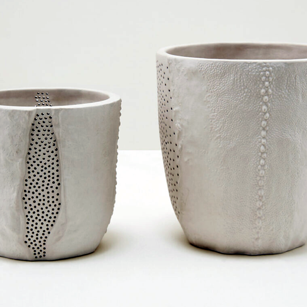 Shagreen Casted Candle Holder