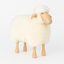 Sheep Stool, White Curly