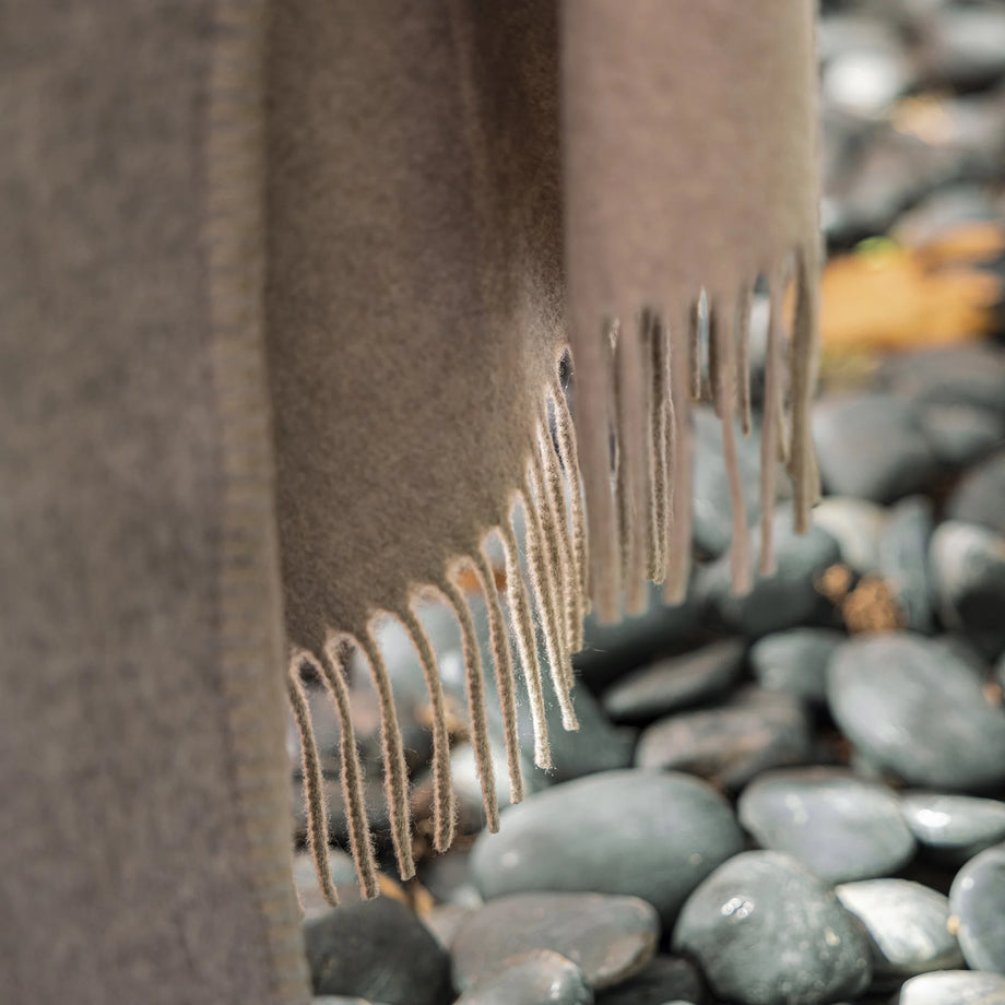 Sidney Plaid Cashmere Throw