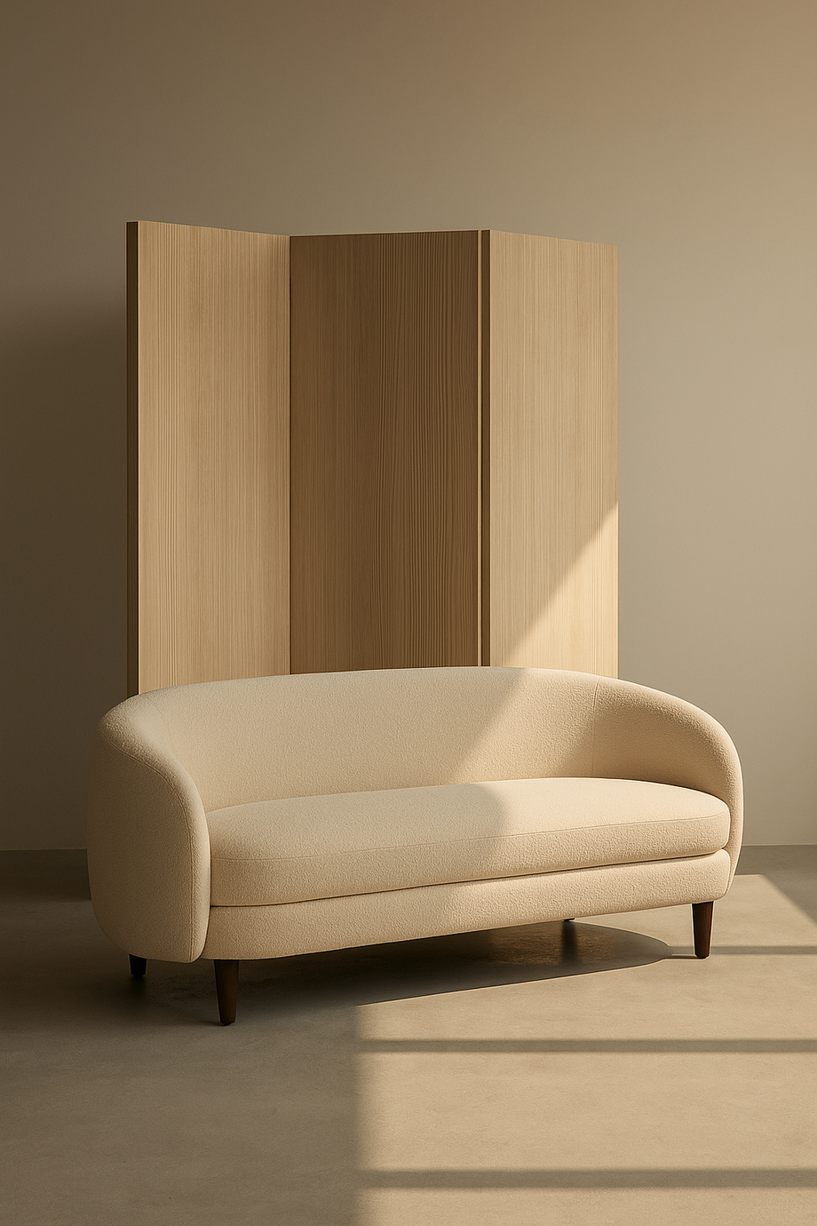 SILVA 3-Panel Screen, Oak