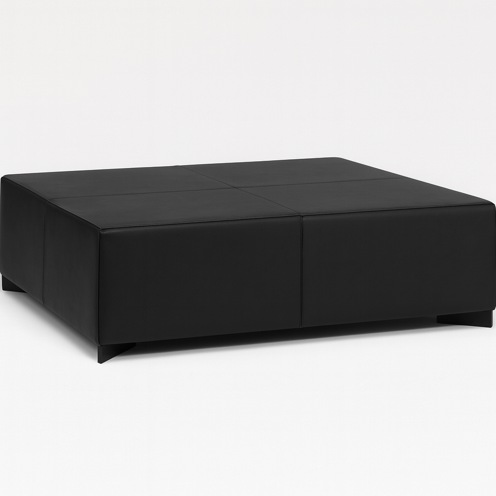 Simone Leather Ottoman