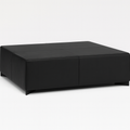 Simone Leather Ottoman