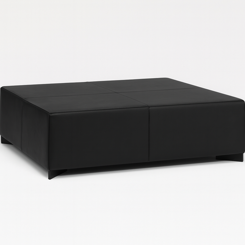 Simone Leather Ottoman