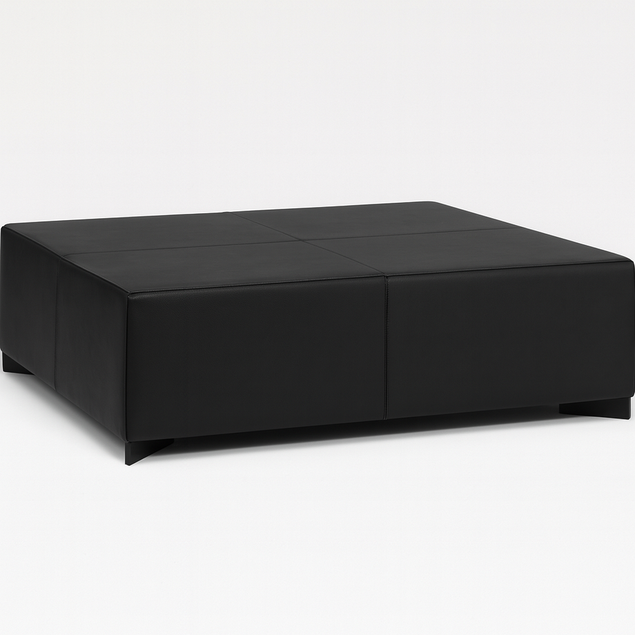 Simone Leather Ottoman